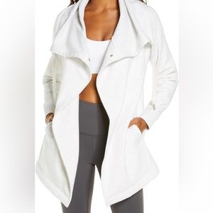 Zella Amazing Cozy Wrap Jacket in ivory dove
